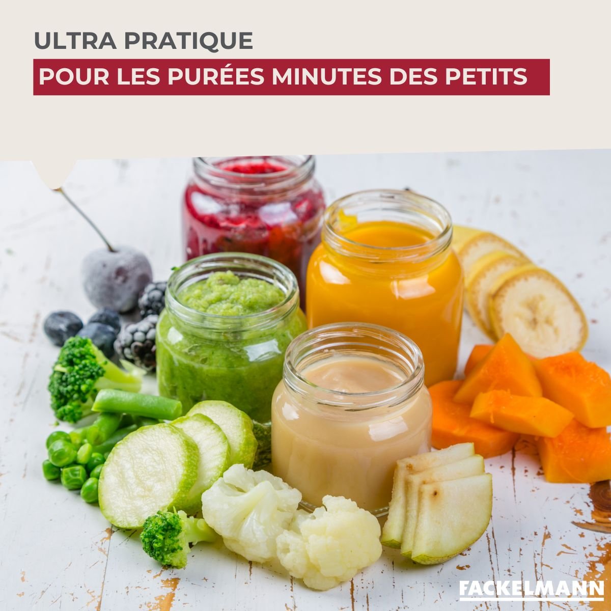 Presse-purée à levier gris, FACKELMANN