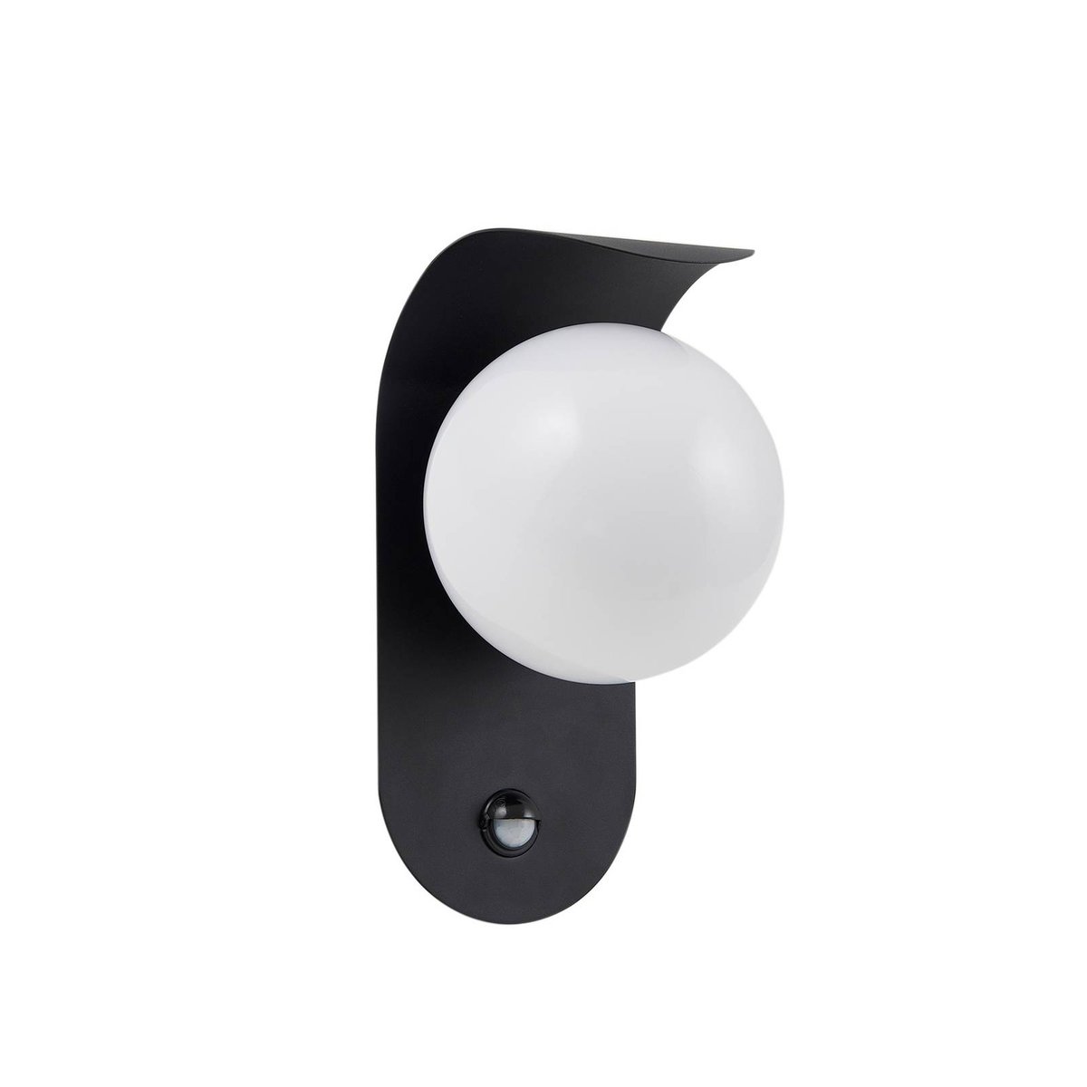 Applique extérieure en aluminium moderneLED noir, blanc, LINDBY