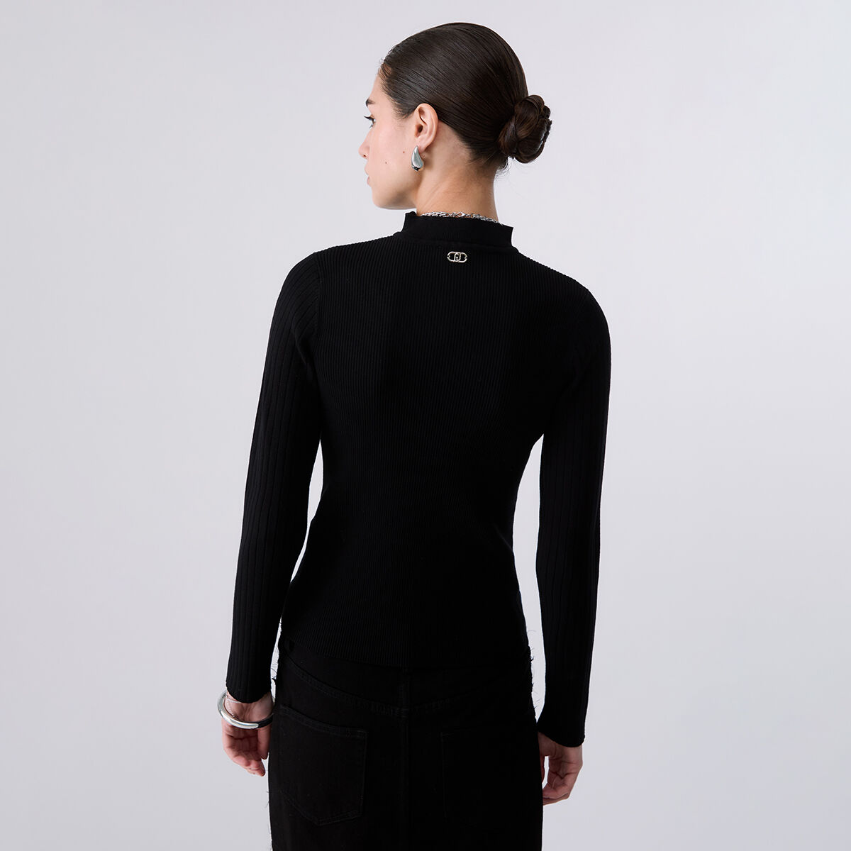 Pull avec cordons noir, LIU JO