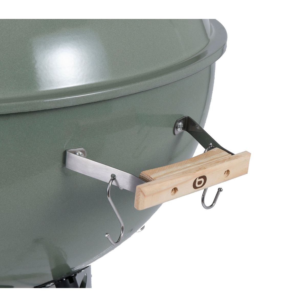 Barbecue charbon EBCK1 vert sur pieds  55 cm couleur unique, ESSENTIEL B