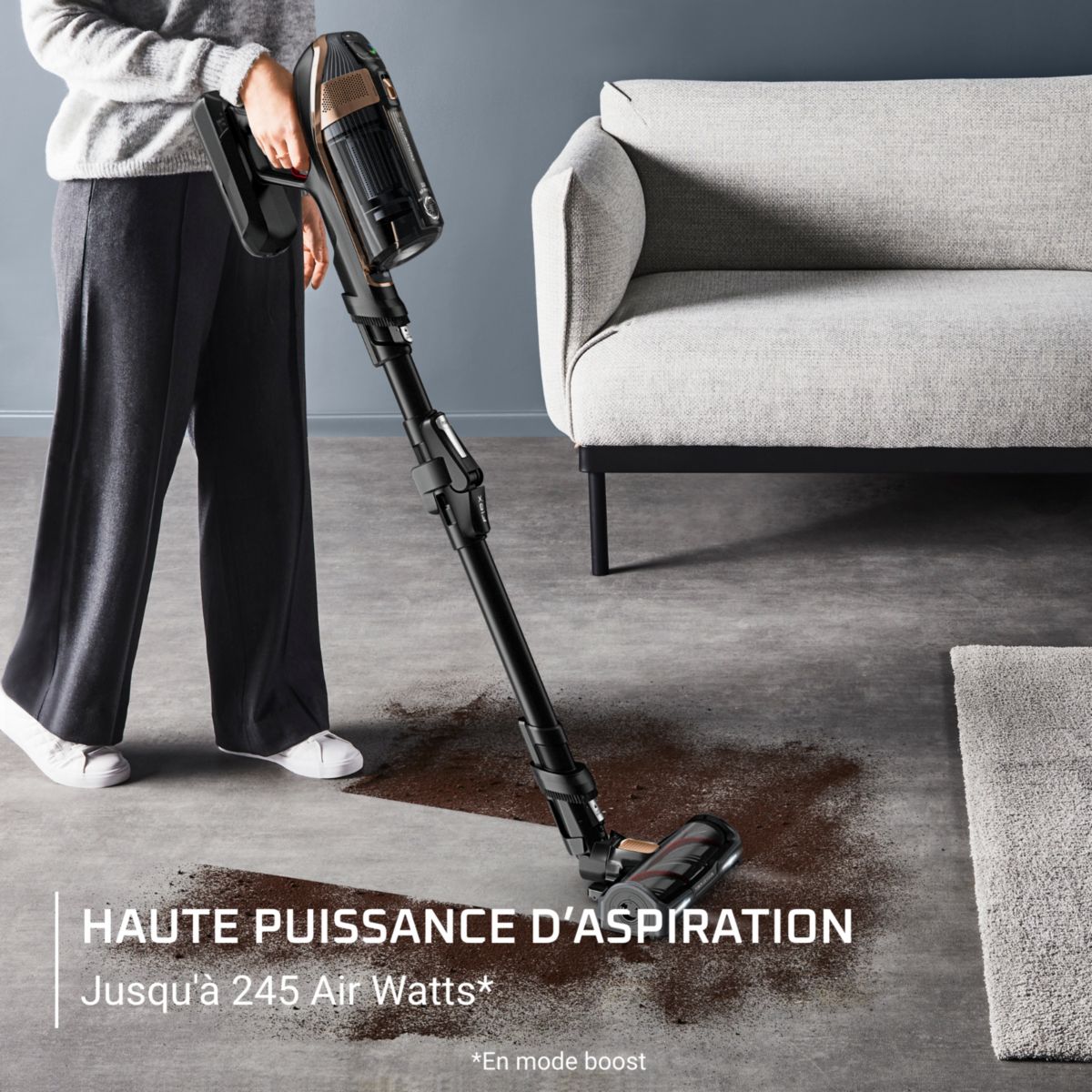 Aspirateur balai X Force Flex 15.60 RH99F3WO couleur unique, ROWENTA