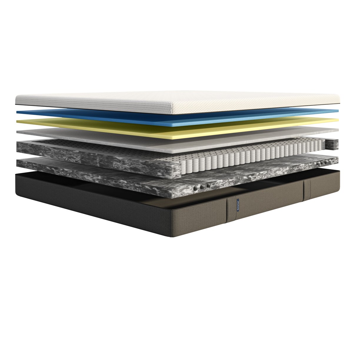 Pack Matelas Hybride + Couette + Oreiller Nuage blanc, EMMA