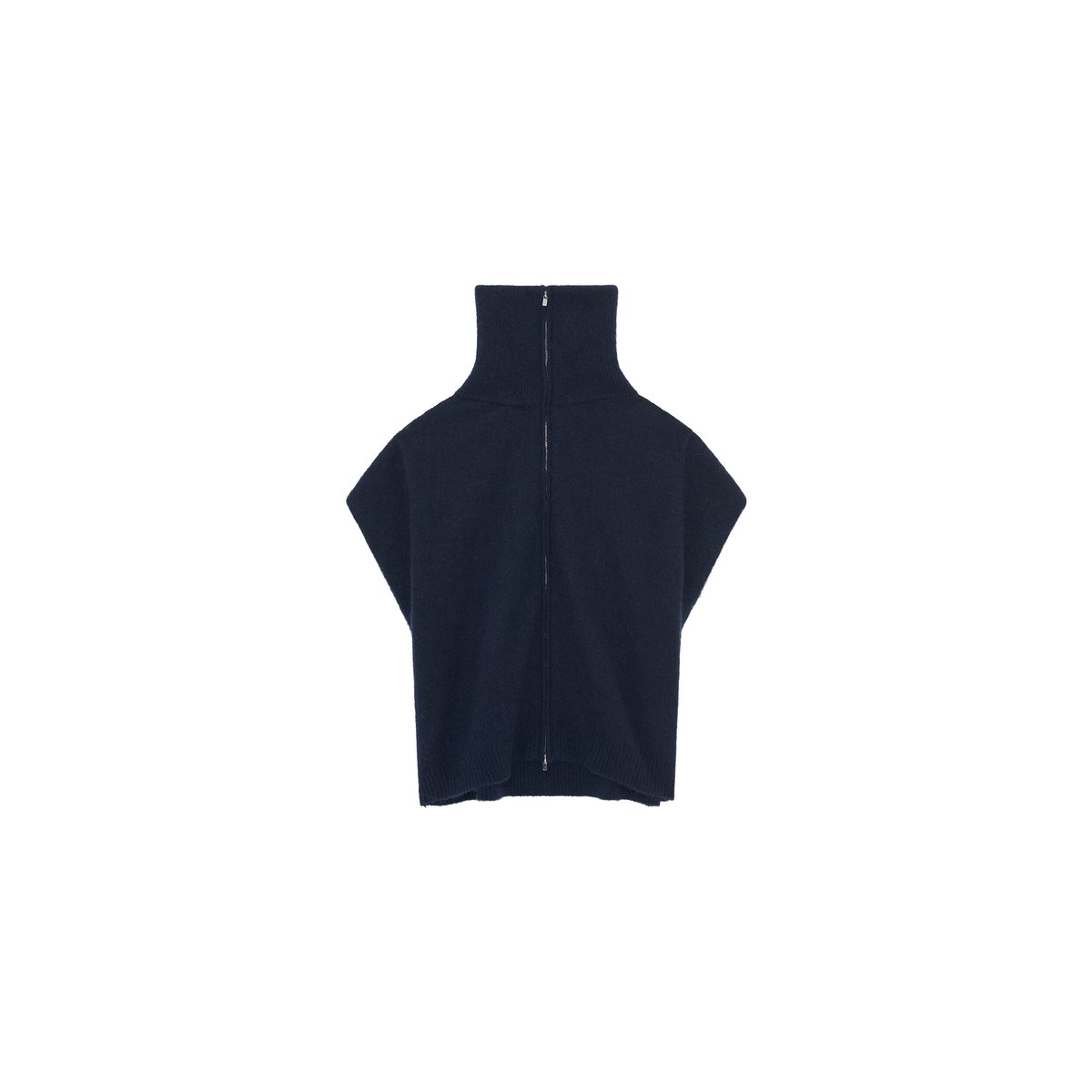 Gilet ample en alpaga MITCH bleu marine, CAROLL
