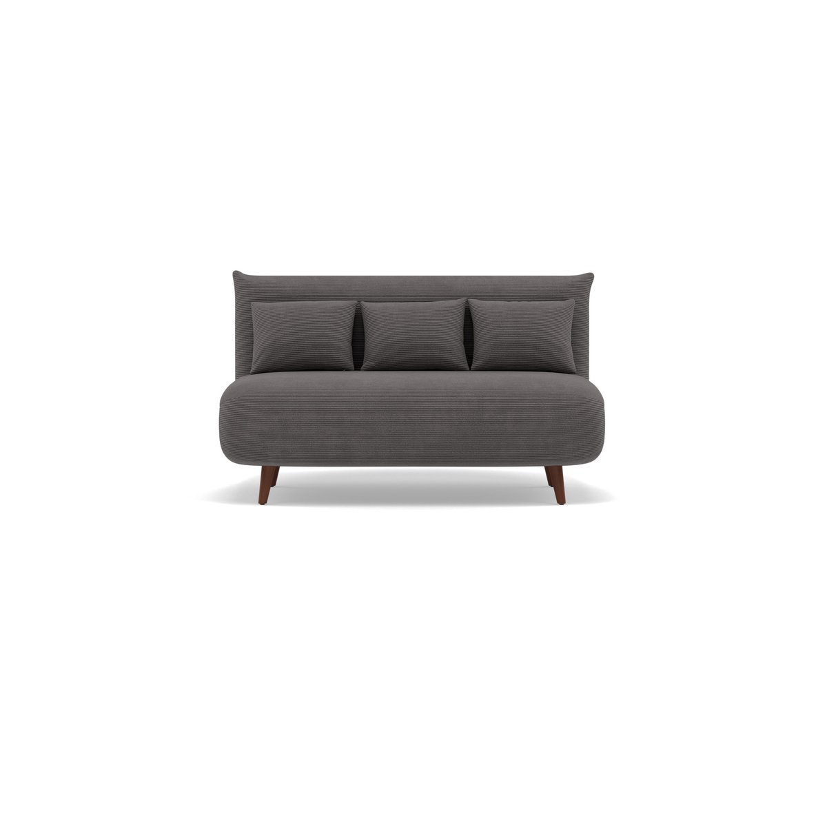 Banquette convertible clic-clac 2 places, LUMI gris, BEST MOBILIER