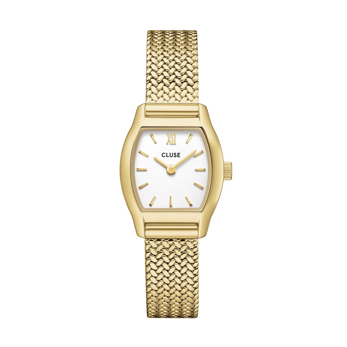 Montre Analogique TONNETTE MINI doré blanc doré, CLUSE