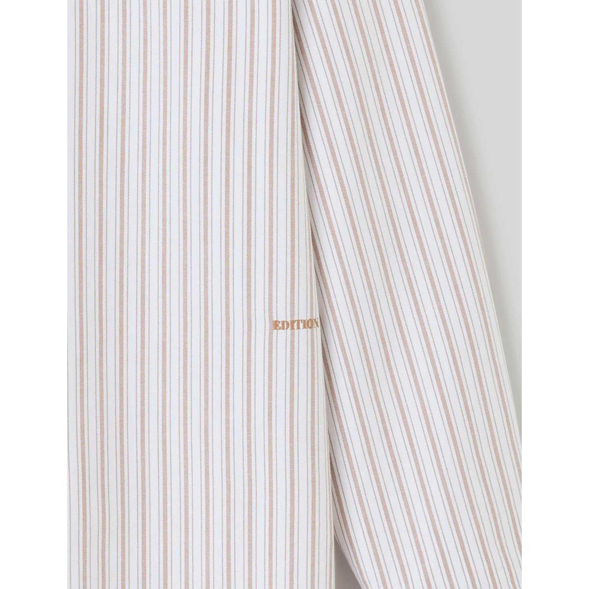 Chemise oxford rayée camel, BZB