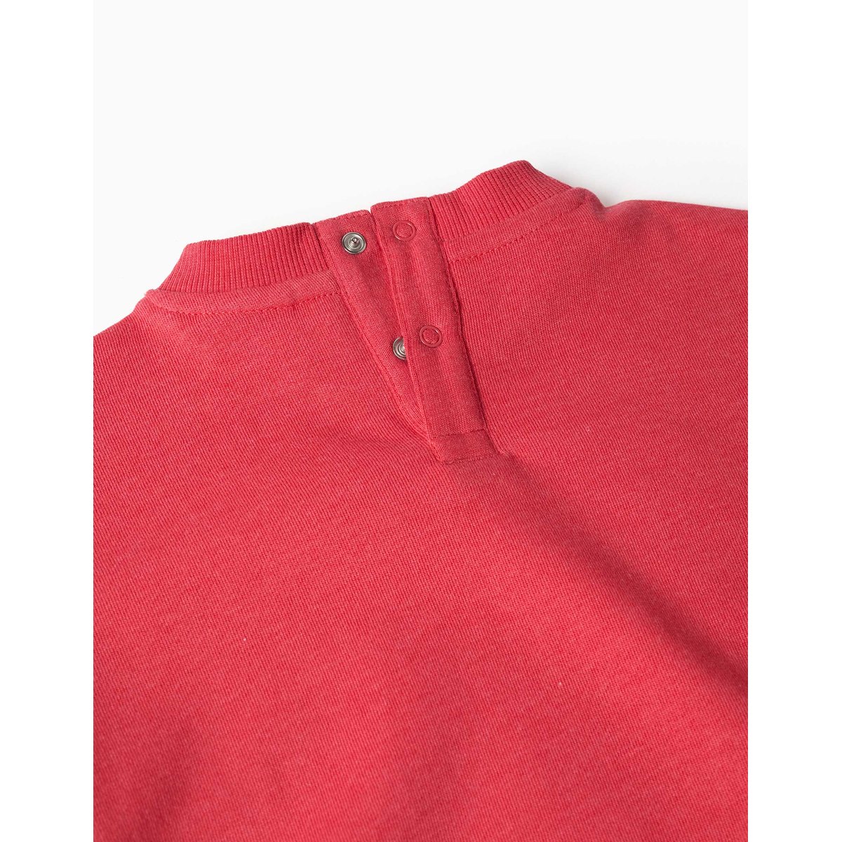 Sweat en coton peigné avec imprimé Mickey rouge, ZIPPY
