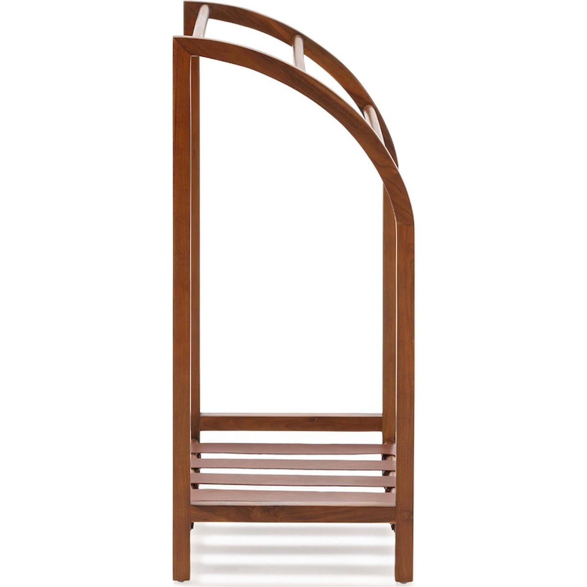 Porte-serviette en teck brun, RECOLLECTION