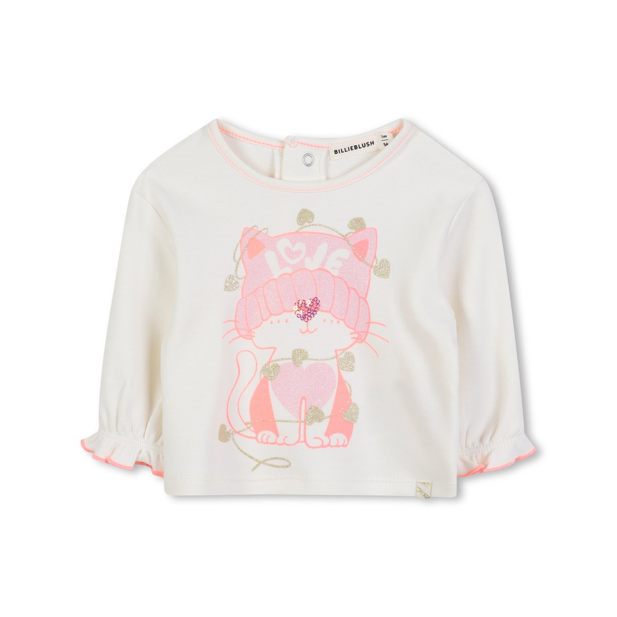 T-shirt en coton rice, BILLIEBLUSH