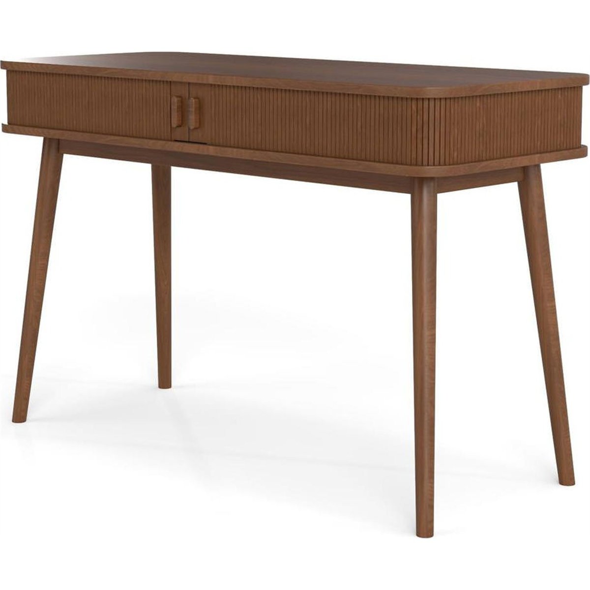 Bureau à portes coulissantes en chêne, ORA noyer, RECOLLECTION