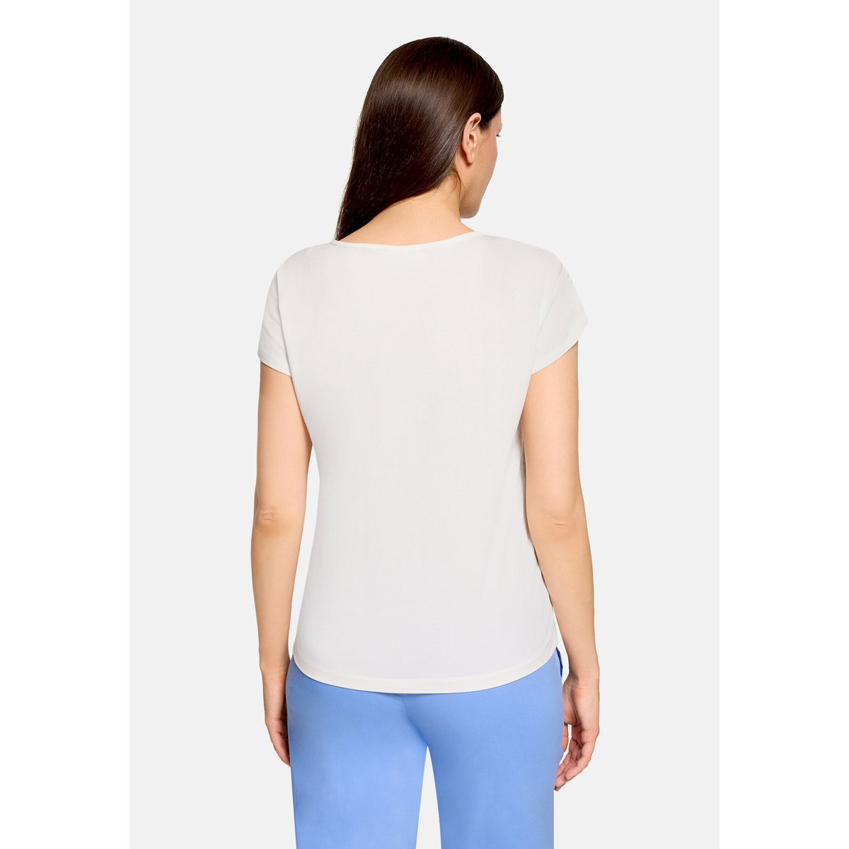 Haut casual à encolure en v blanc, BETTY & CO