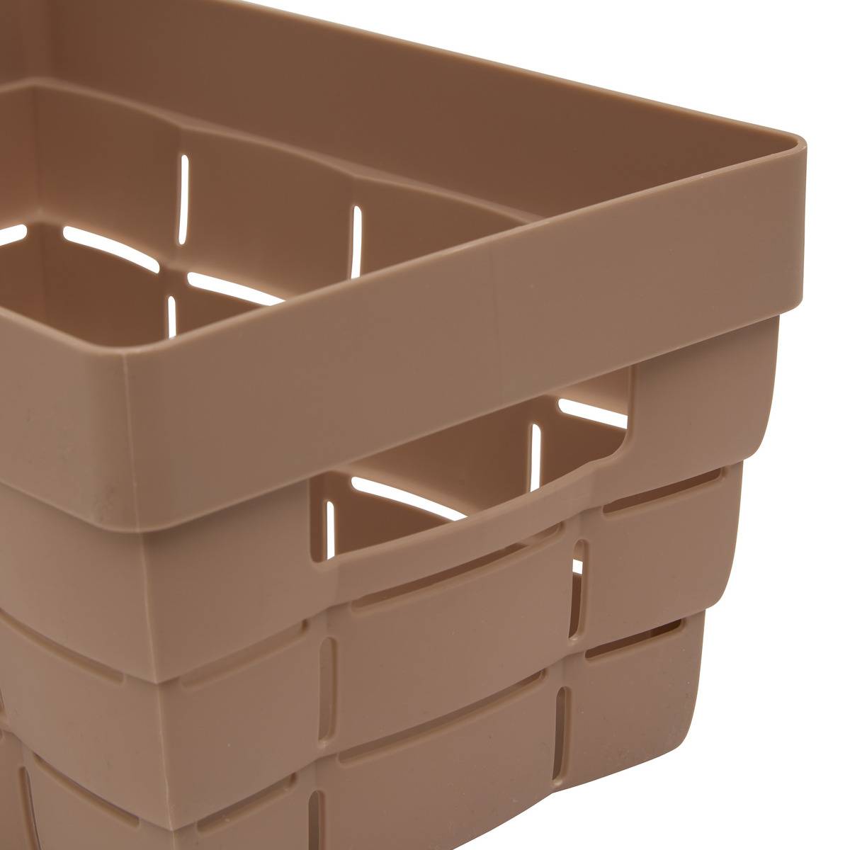 Panier rectangulaire COCOA marron, 5FIVE SIMPLY SMART