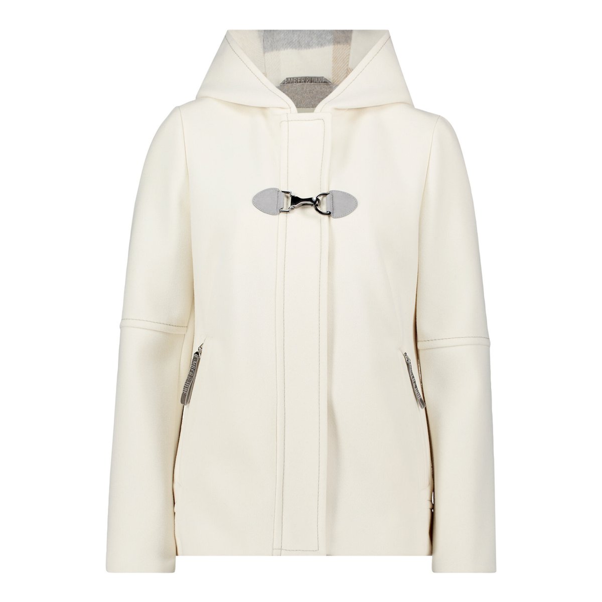 Veste d'hiver à capuche light almond, AMBER & JUNE