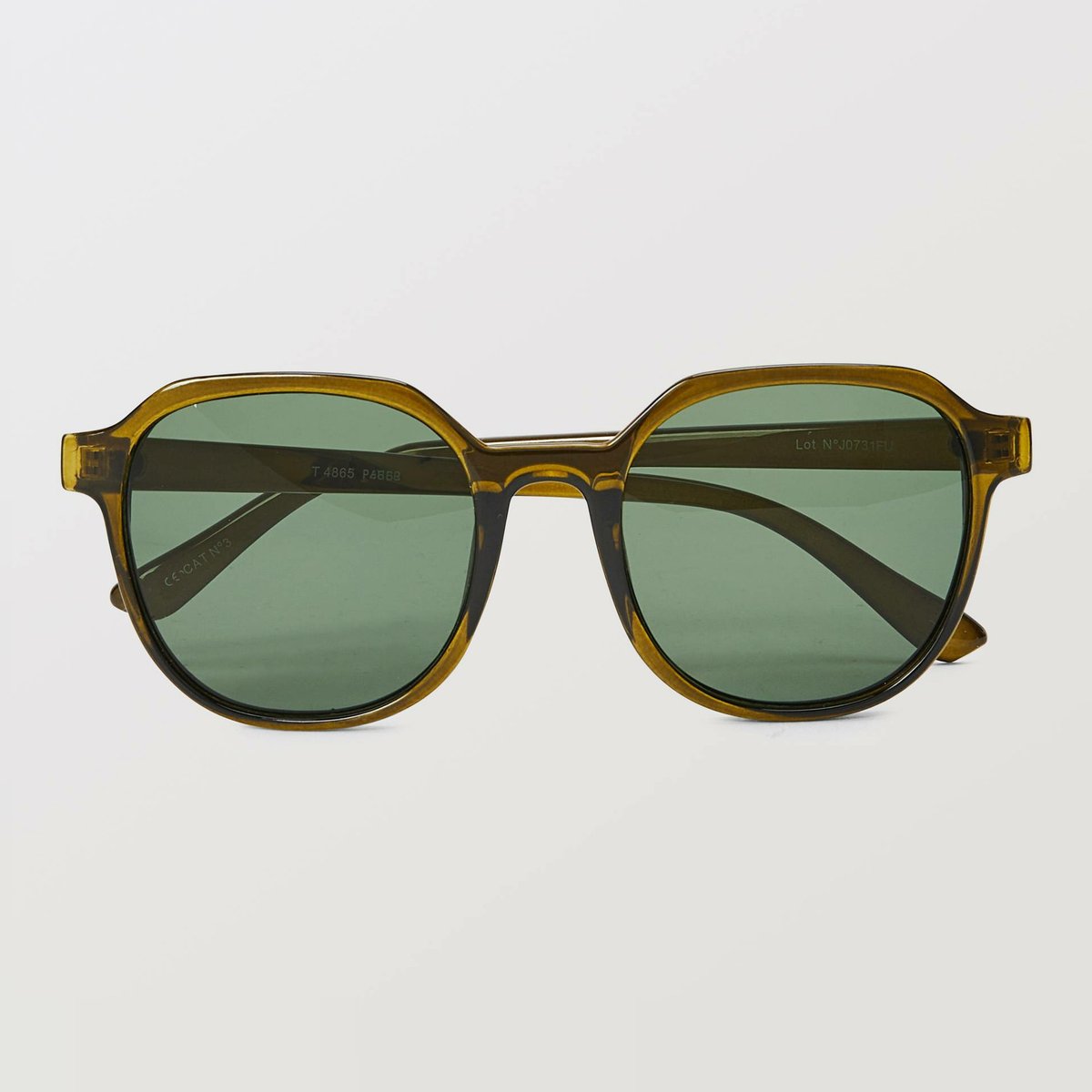 Lunettes de soleil vert melange, MONOPRIX