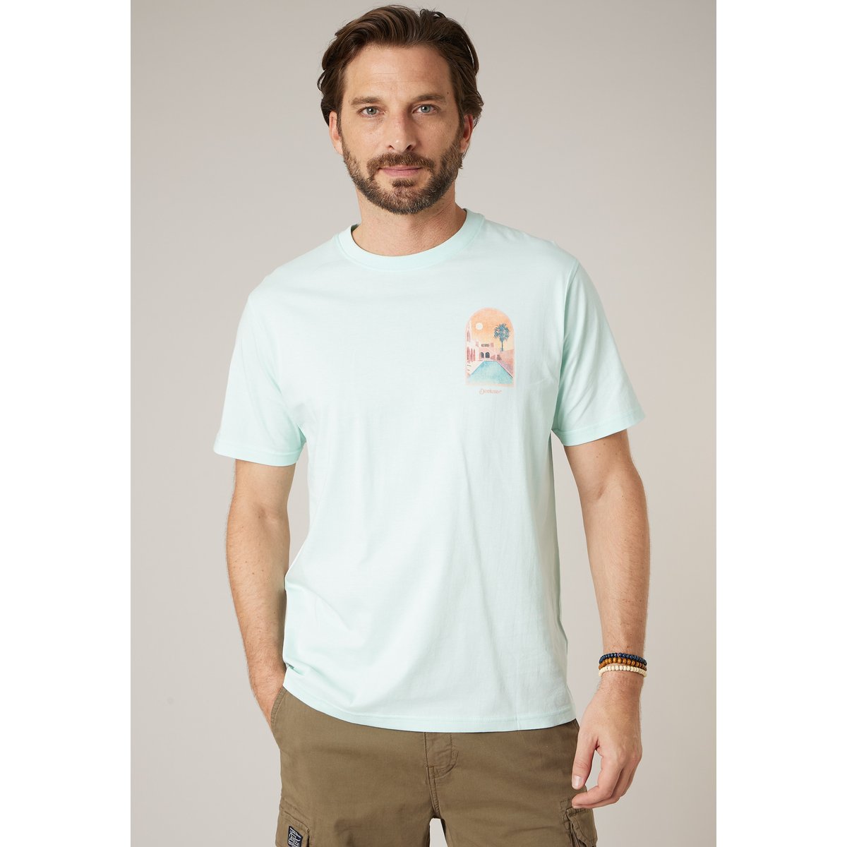 T-shirt homme en coton MARRAKECH lagoon, DEELUXE