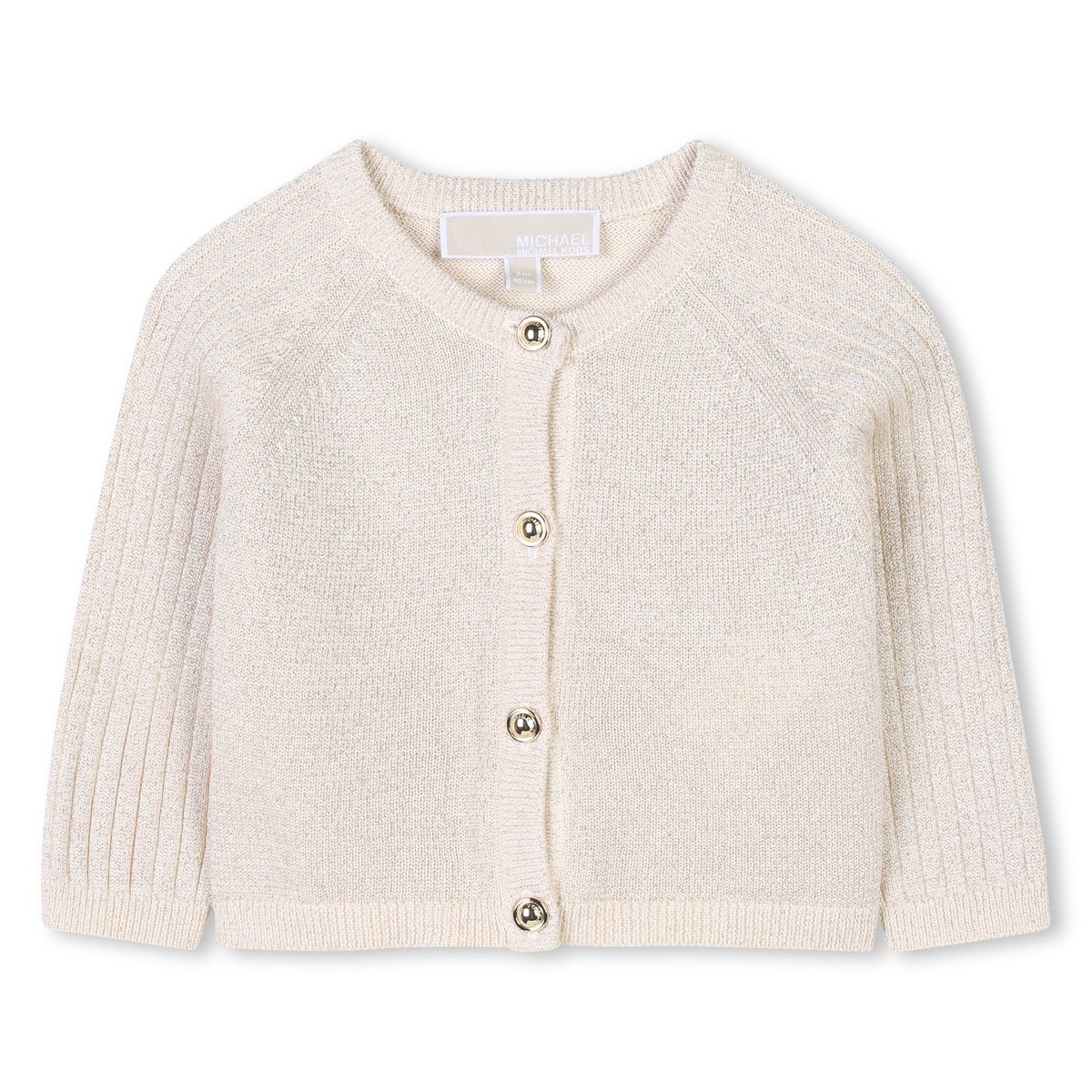Cardigan de cérémonie boutonné dore clair, MICHAEL KORS
