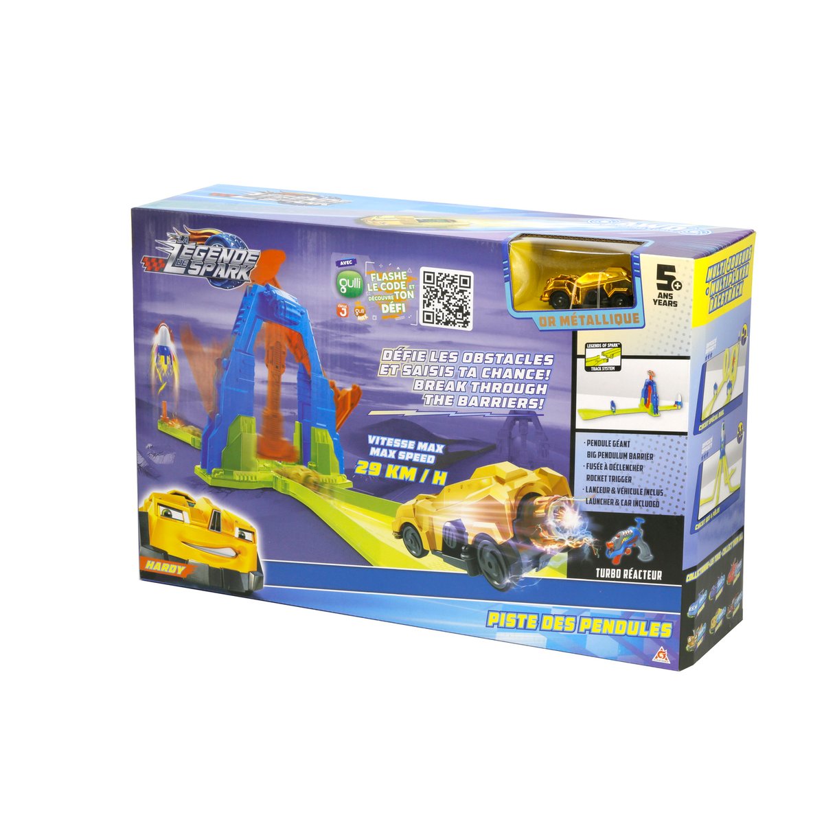 Piste des pendules +1 véh hardy couleur unique, AULDEY TOYS