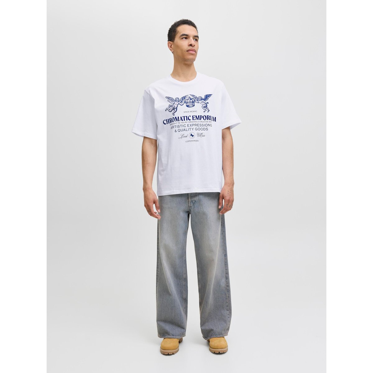 T-Shirt bright white, JACK & JONES