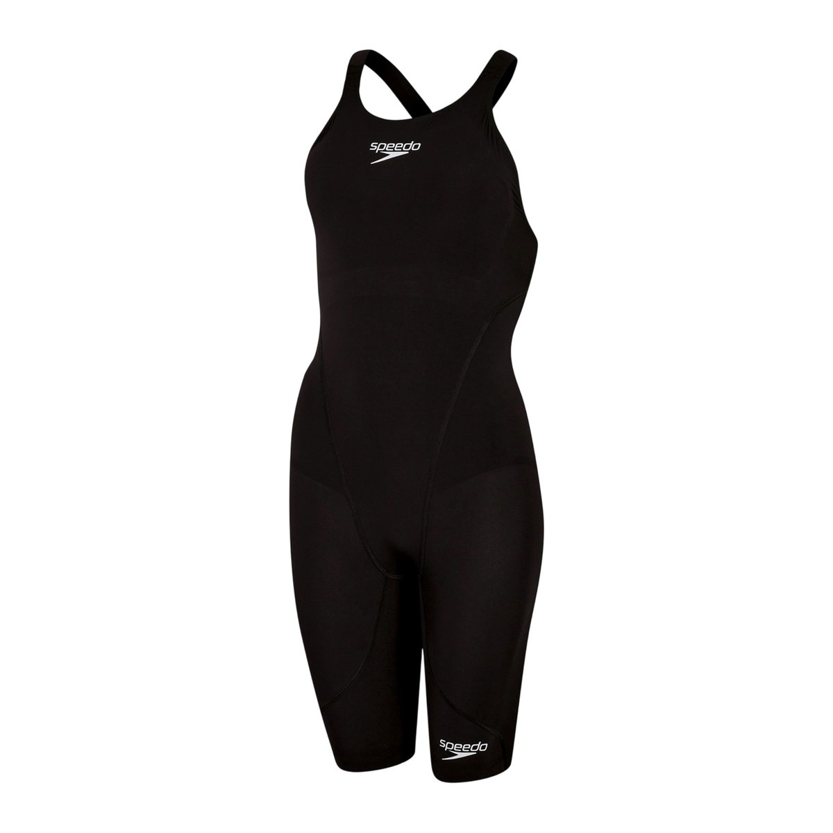 Maillot de bain 1 pièce long motif/style logo LZR IGNITE noir, SPEEDO