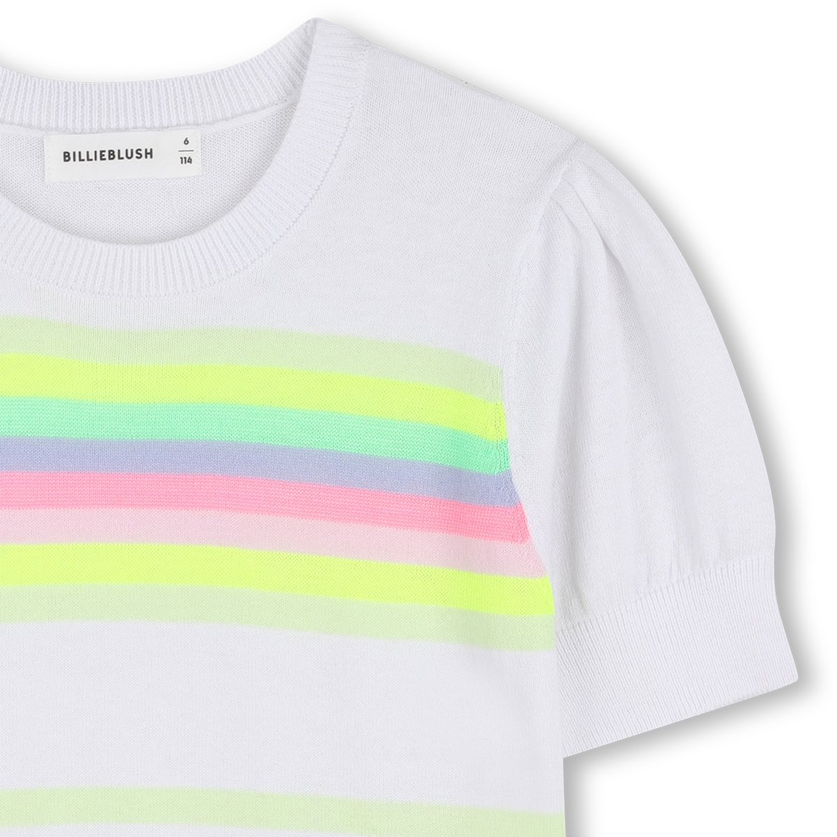 Pull manches courtes blanc, BILLIEBLUSH