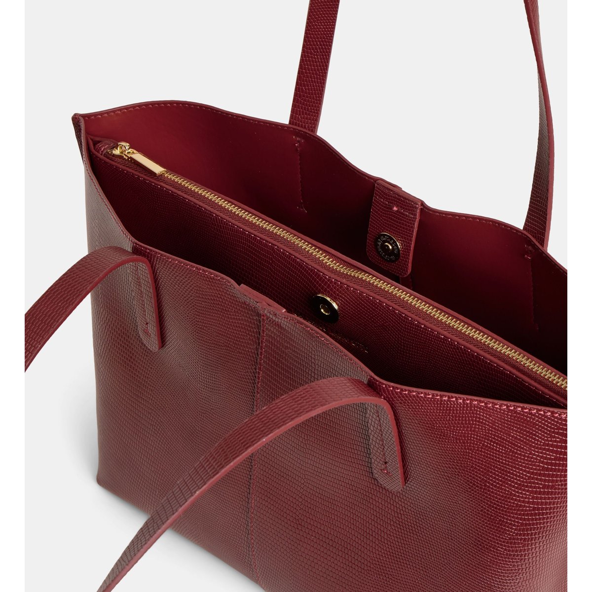 Sac cabas mini serena tejus bordeaux foncé, GALERIES LAFAYETTE
