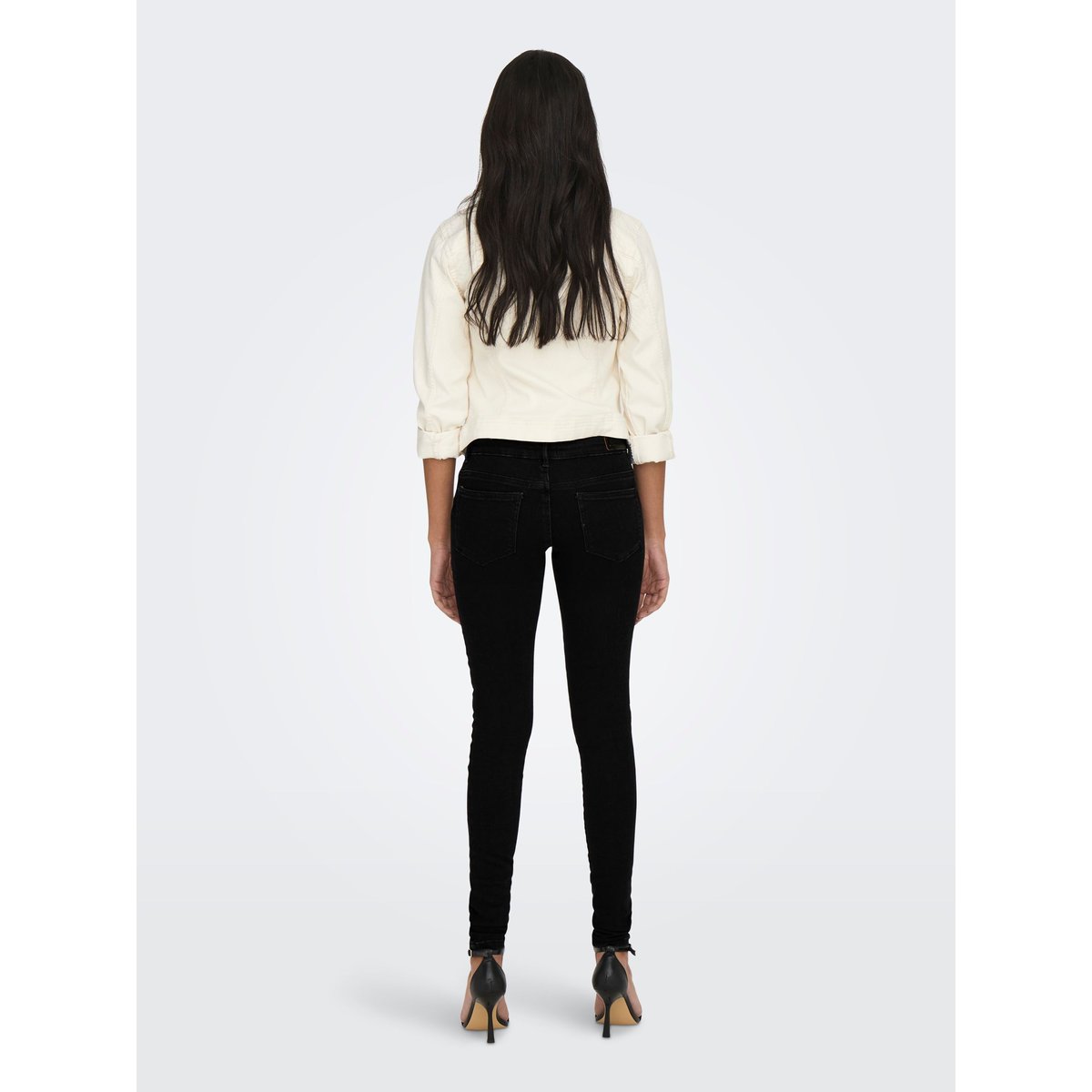 Jean Skinny black denim, ONLY
