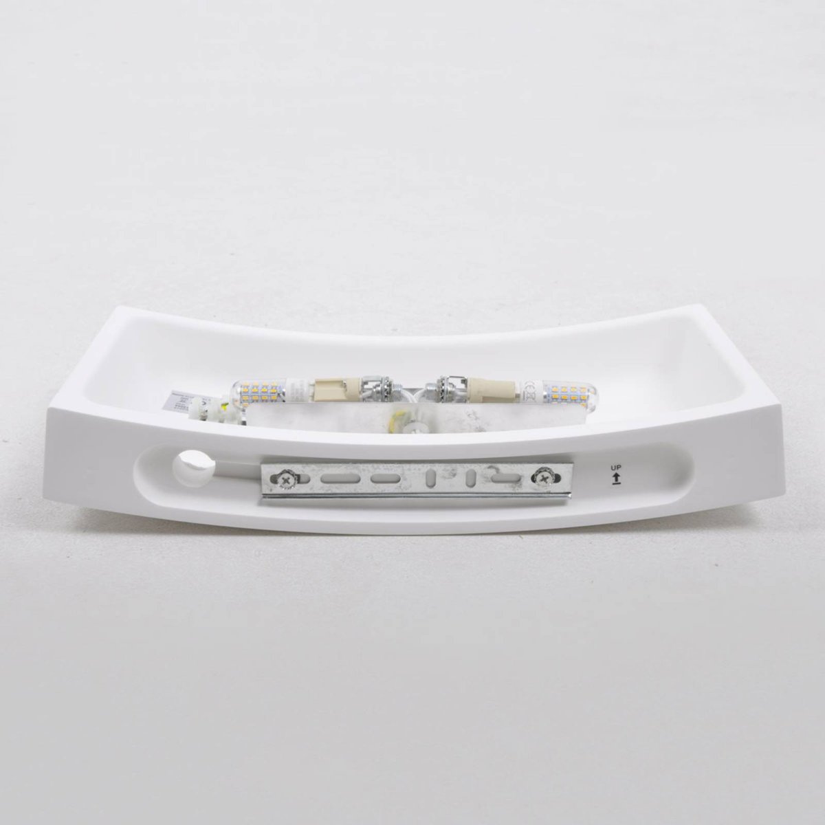 Applique en plâtre moderne, Leander blanc, LINDBY