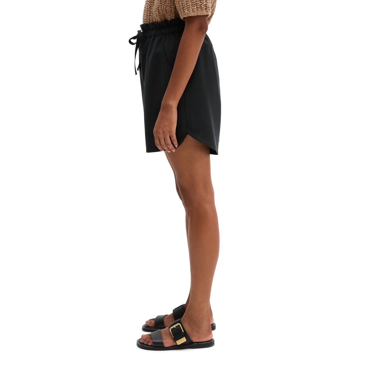 Short relaxed en TENCEL™ Lyocell noir, MARC O'POLO