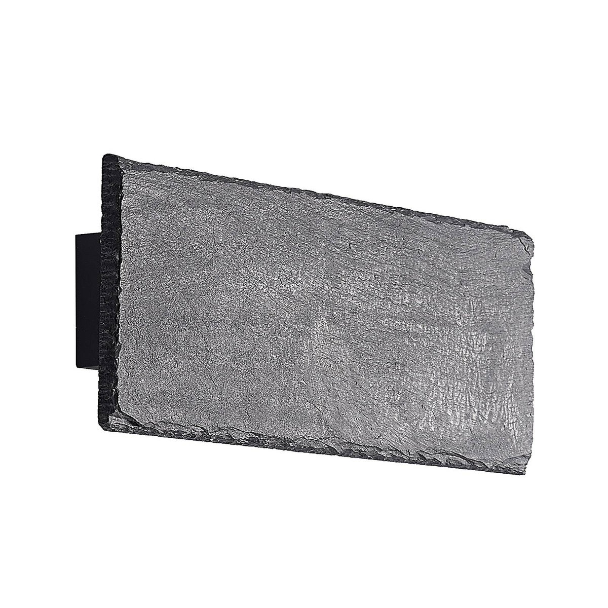 Applique en pierre moderneLED, Peetu ardoise, noir, LINDBY