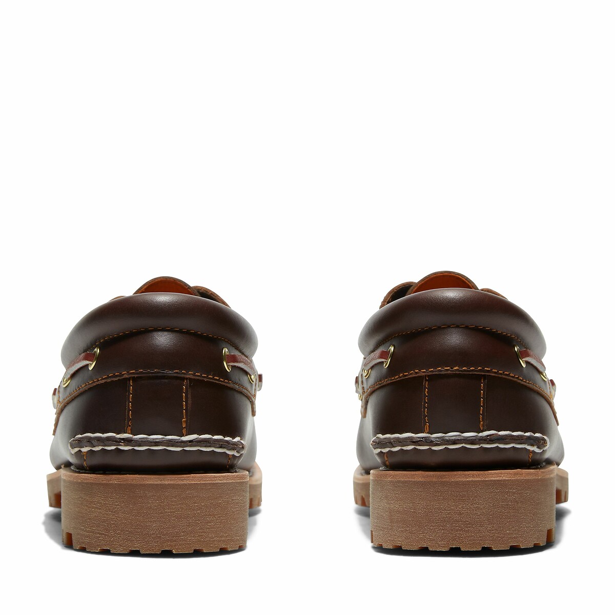 Authentieke bootschoenen met 3 oogjes kastanje, TIMBERLAND