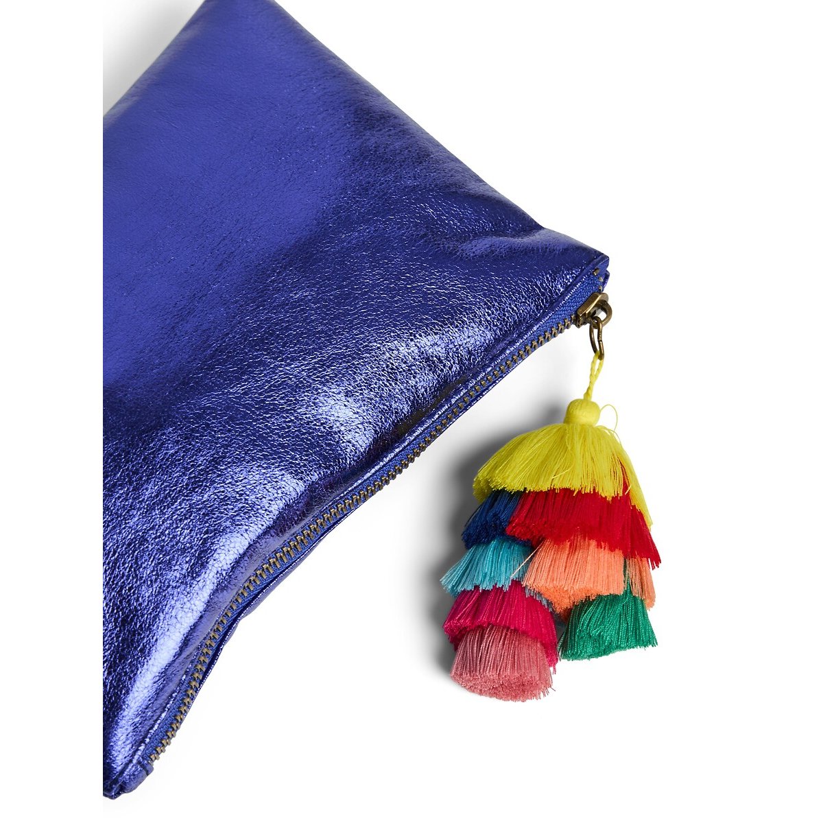 Petite pochette zippée, Amalie bleu, PIECES