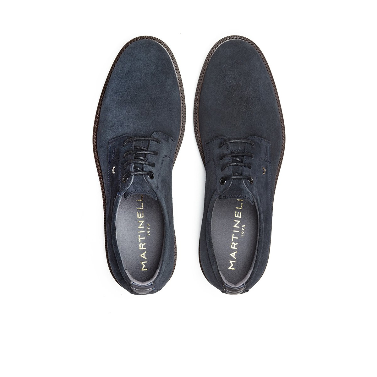 Chaussures à lacets cuir Watford darkblue, MARTINELLI