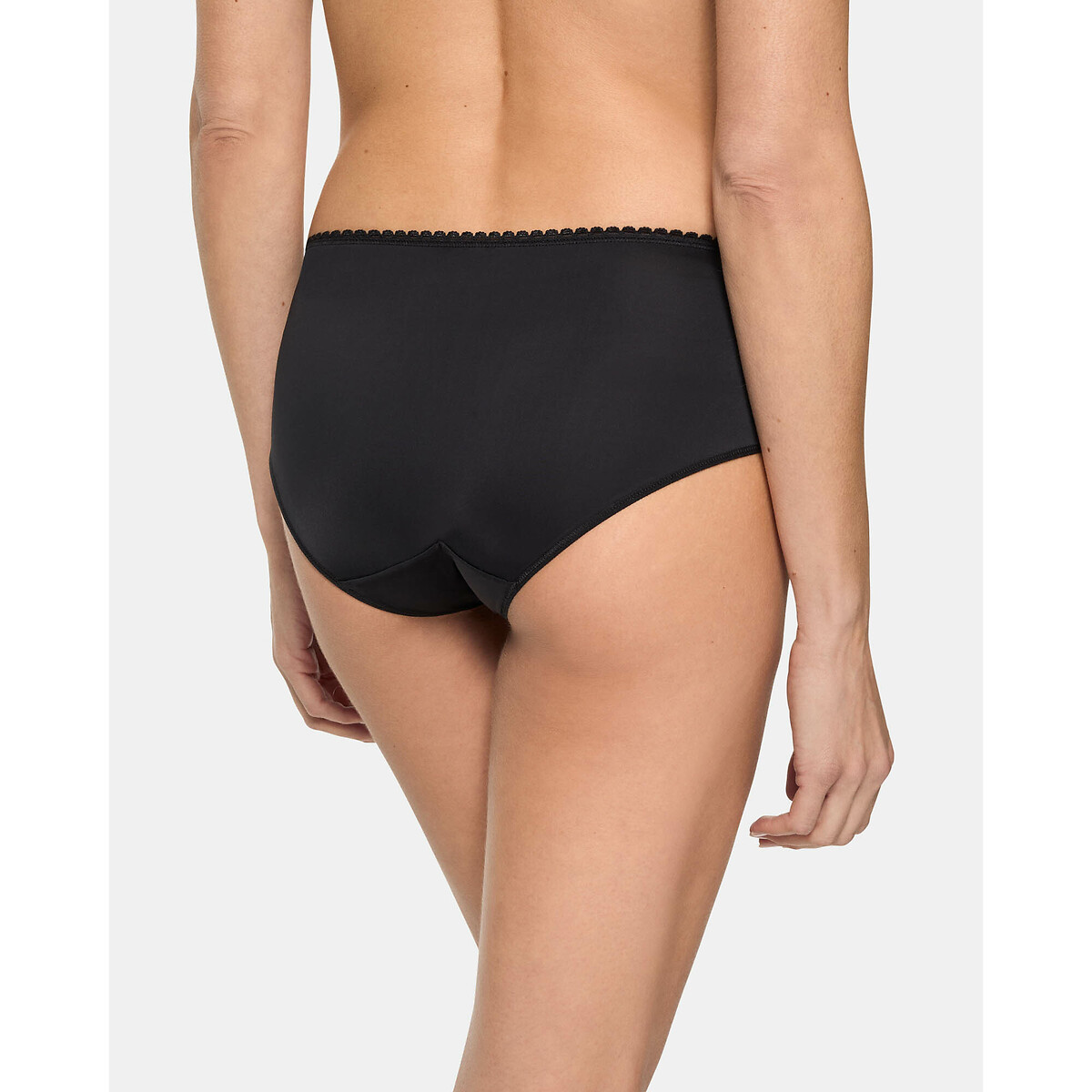 Culotte media Flower Elegance nero , PLAYTEX