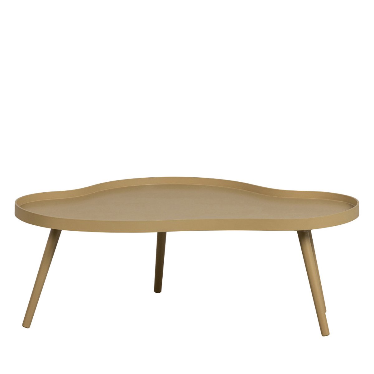 Table basse de forme organique en bois 100x35cm- MAE bois, WOOOD