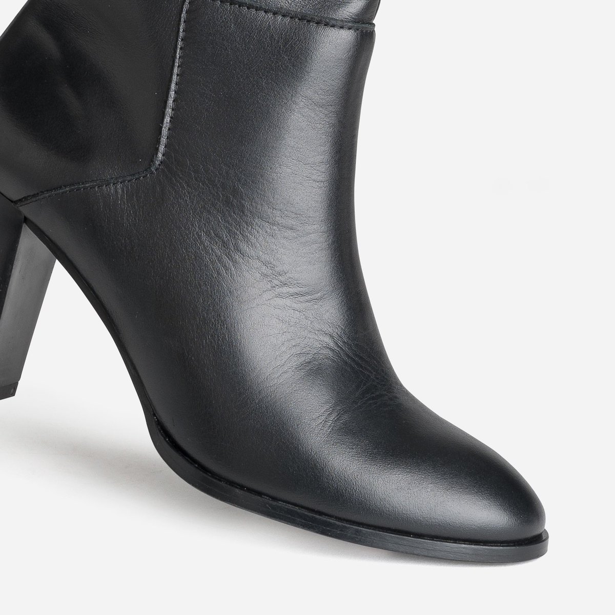 Botte À Talon en cuir MANONA noir, ERAM