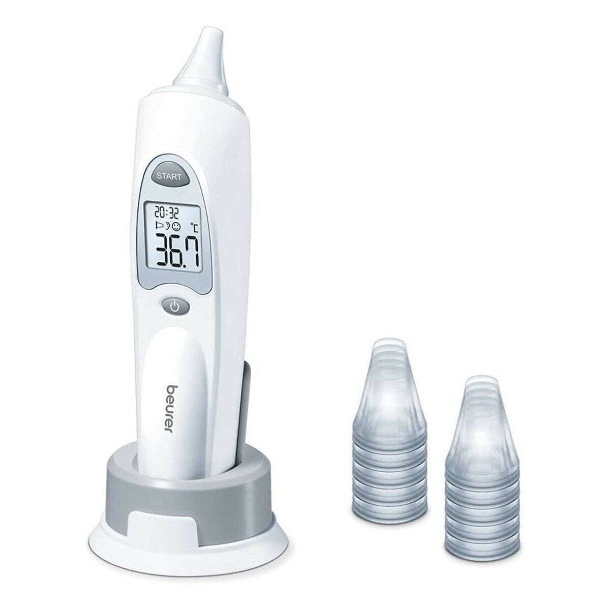 Thermomètre médical auriculaire FT 58 blanc, BEURER