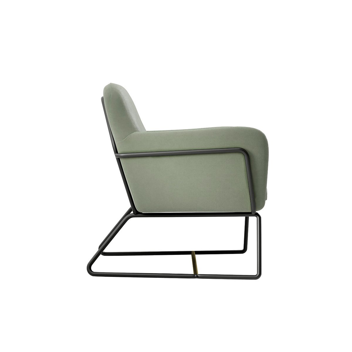 Velvet Accent Armchair sage, SO'HOME