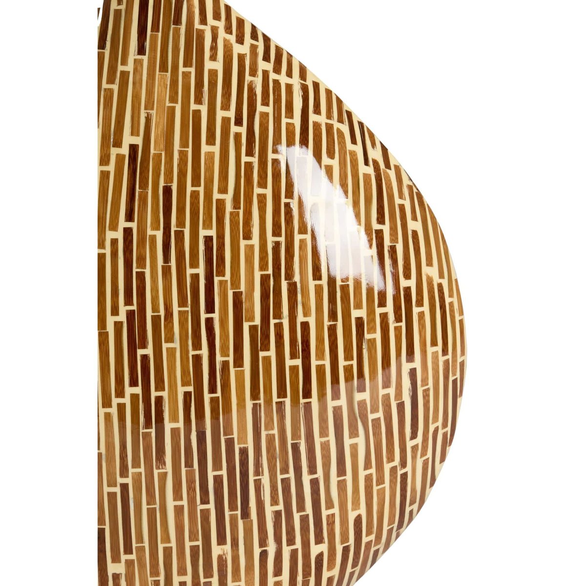 Vase Bois LORCA marron, LIGHT & LIVING