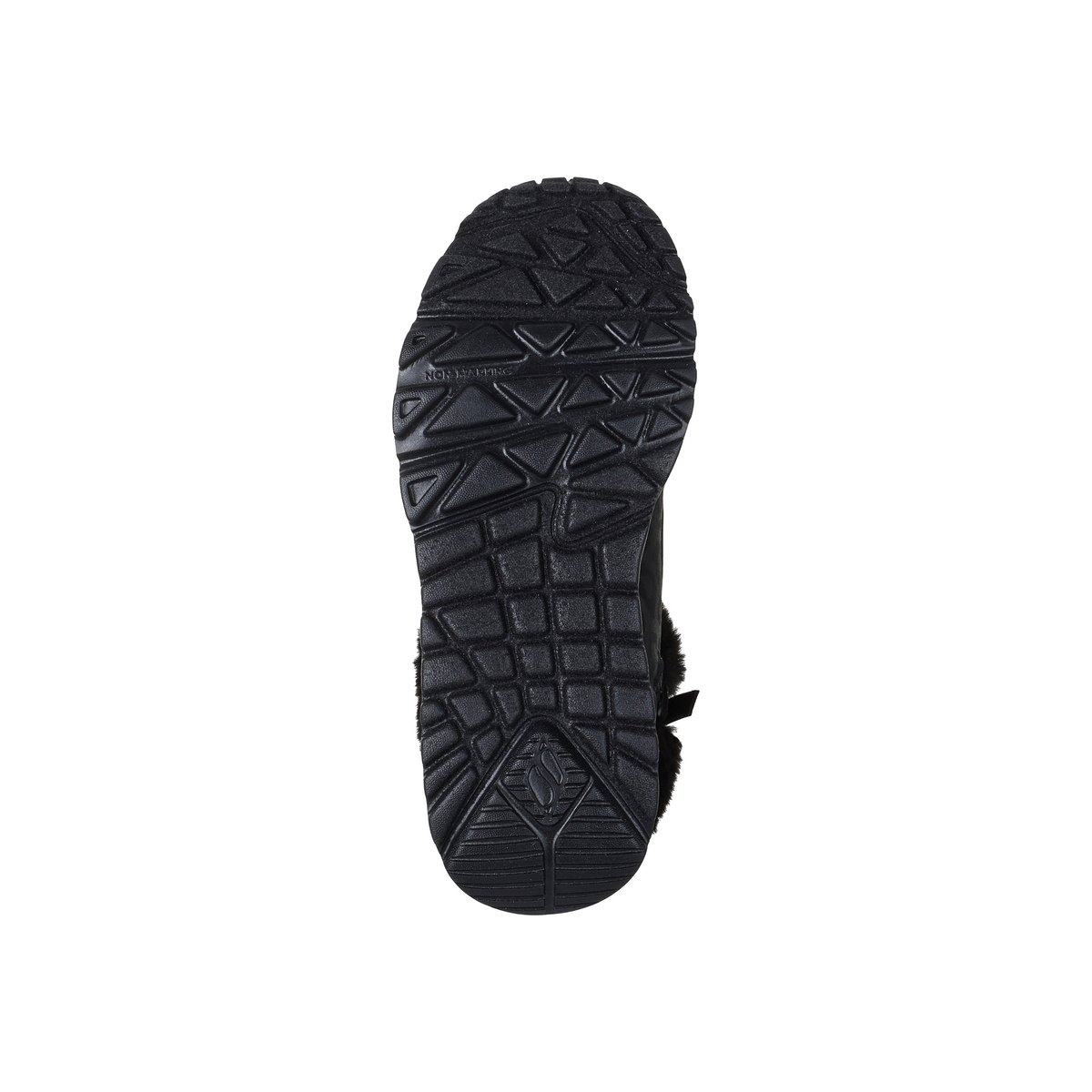 Basket Montante à Lacets Uno Lite Cozy Leopard noir, SKECHERS