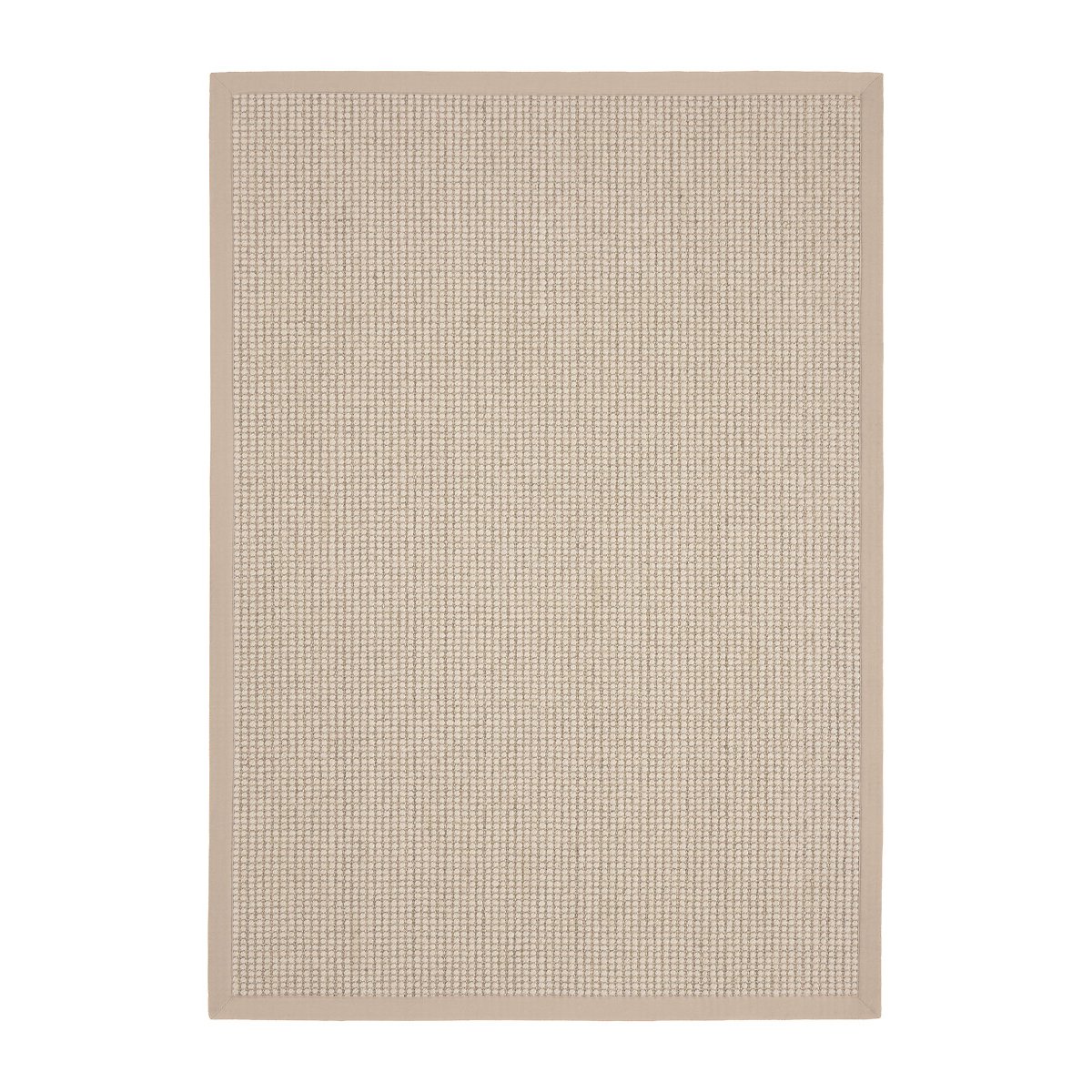 Herringbone Border Boucle Rug beige, SO'HOME