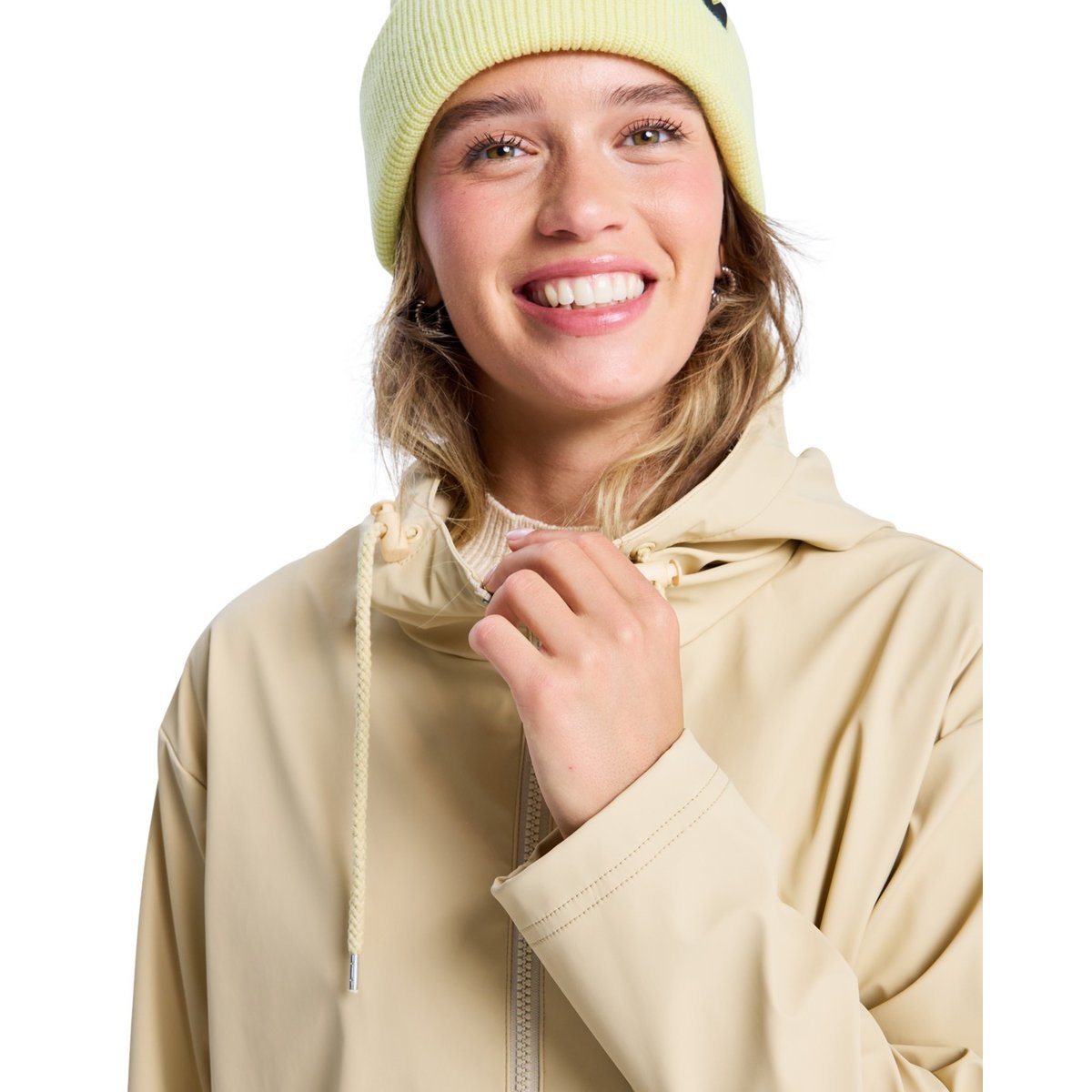 Veste imperméable RAINING AGAIN. beige pebble, ROXY