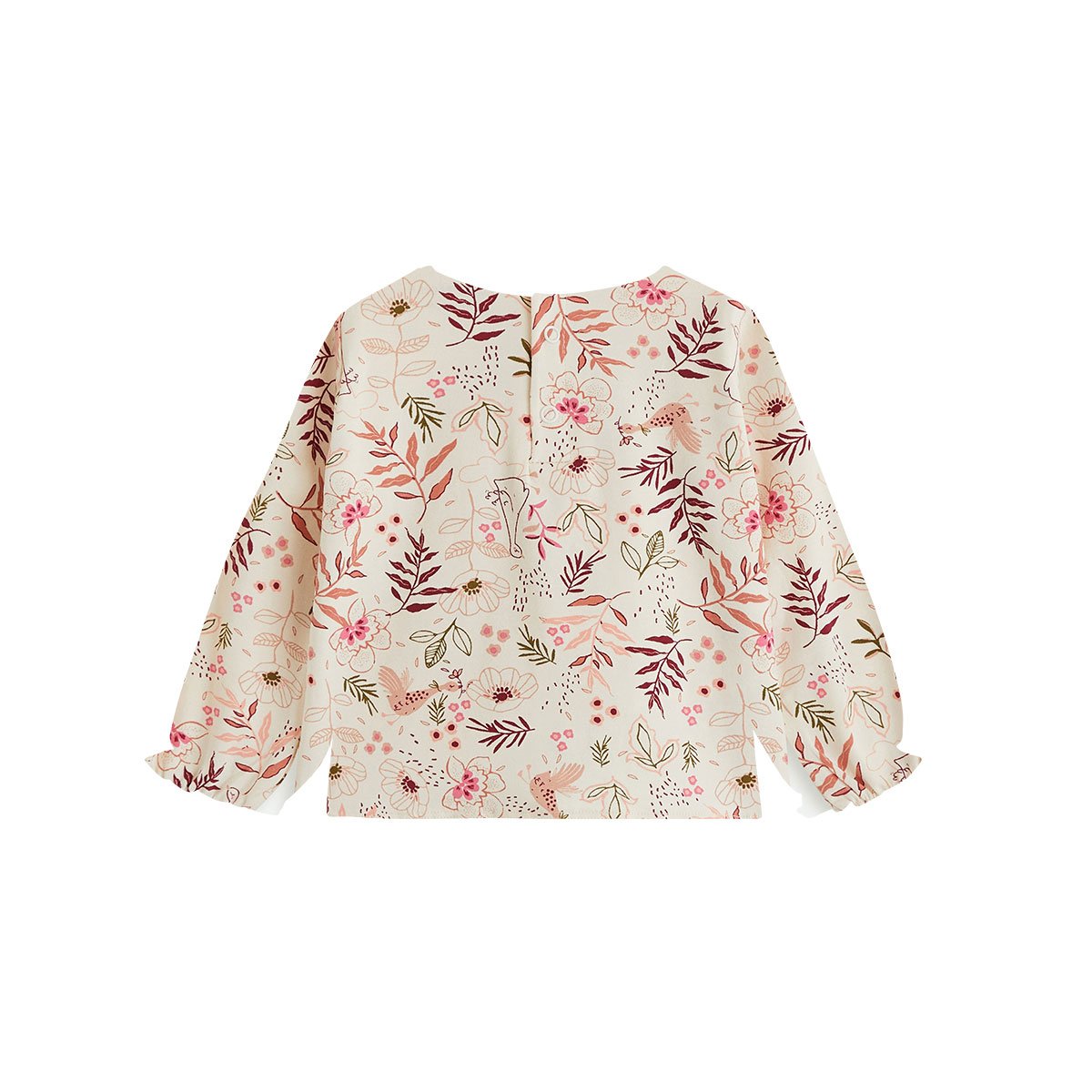 Lot de 2 t-shirts bébé manches longues Manouk rose, PETIT BEGUIN