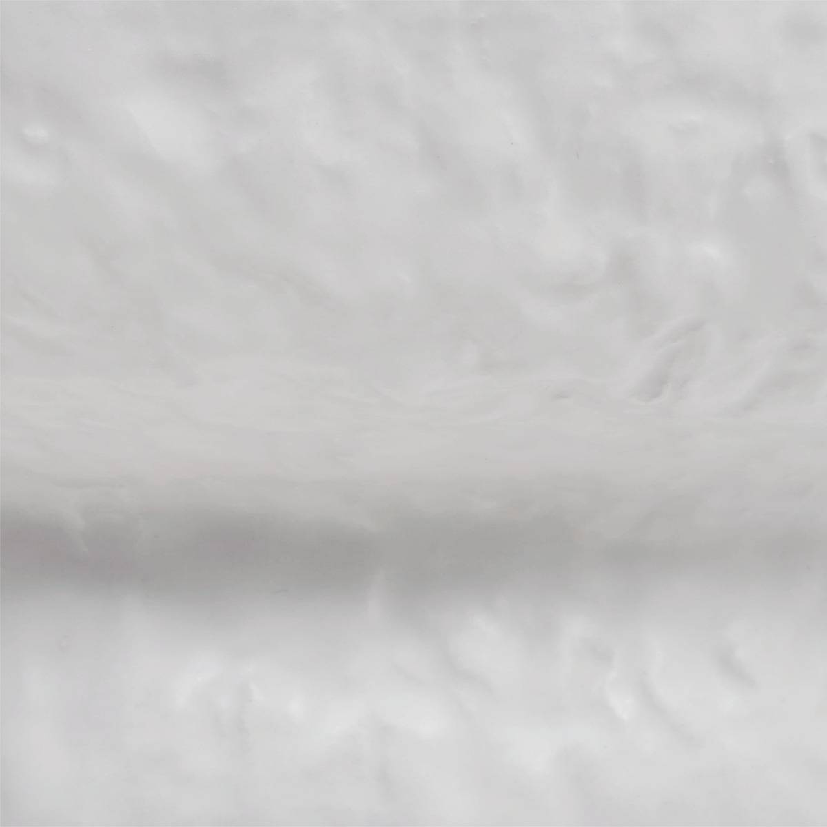 Bougie parfumée 8 mèches en coupelle céramique effet pierre STONY blanc, ATMOSPHERA