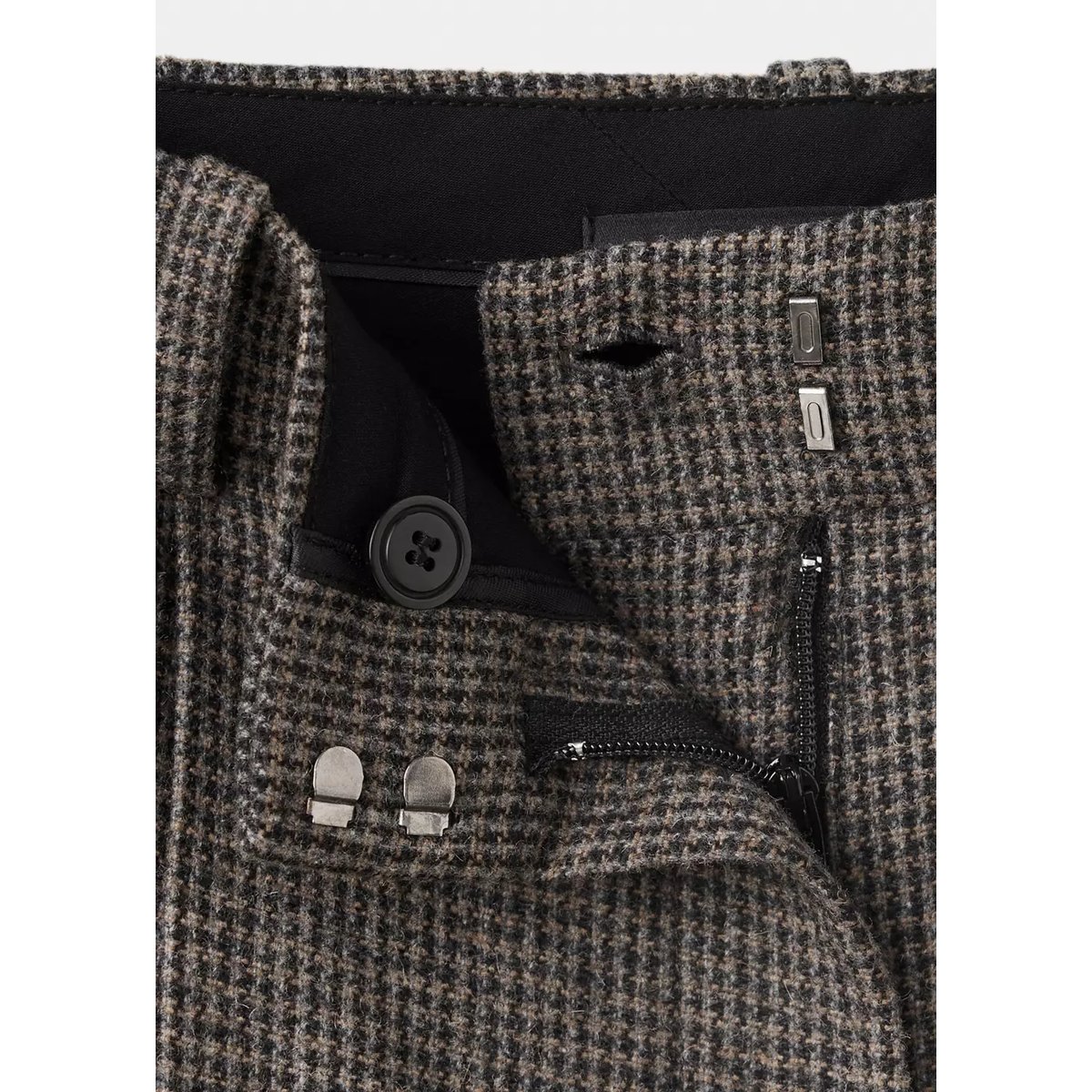 Bermuda straight fit pinces marron moyen, MANGO