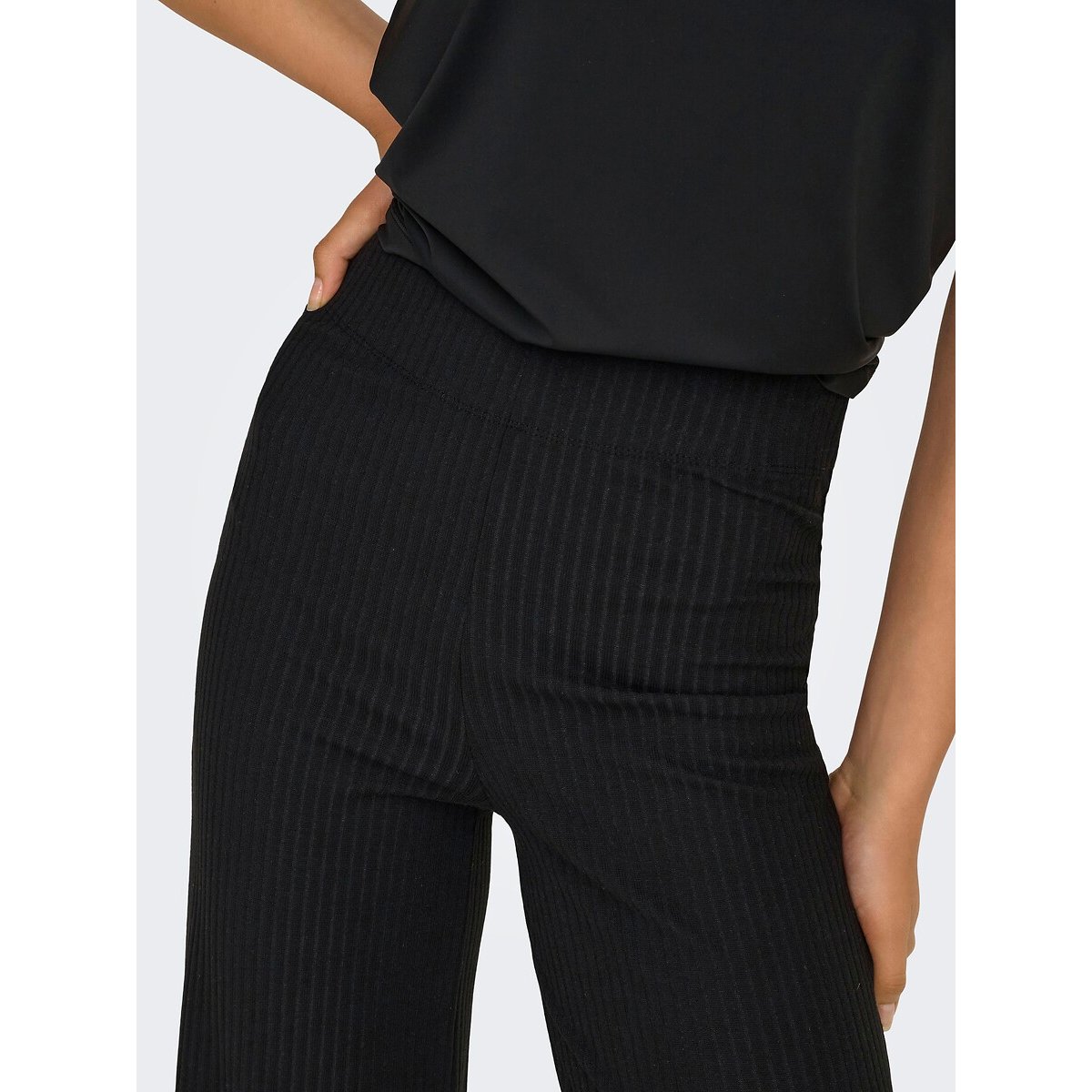 Pantalon côtelé Seren noir, ONLY PLAY