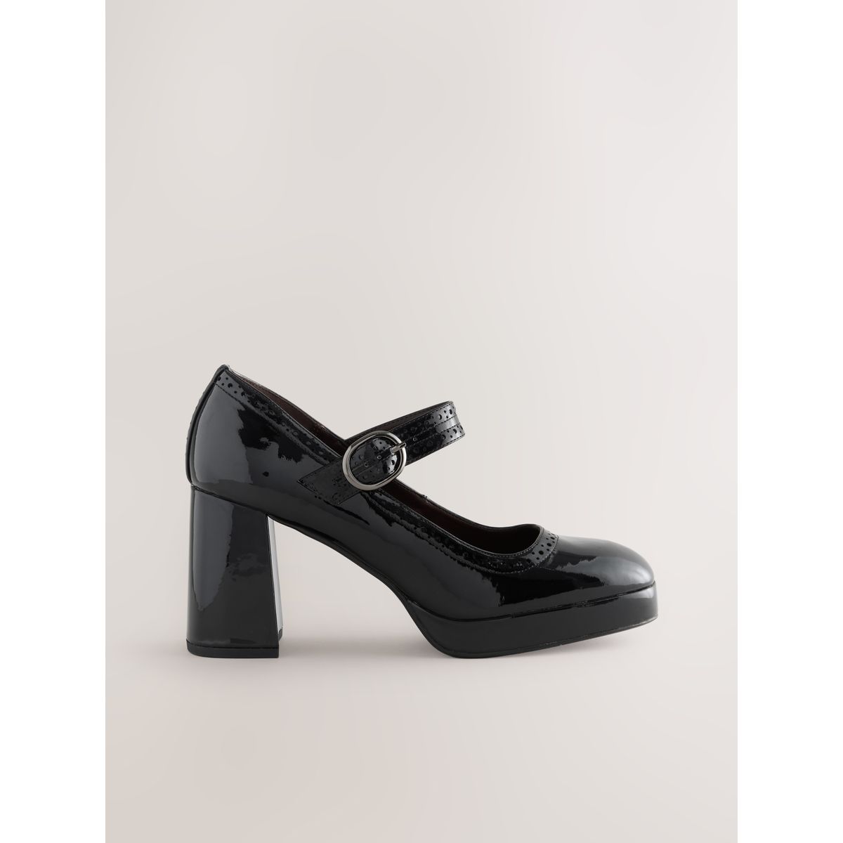 Babies richelieu plateforme forever comfort® noir, NEXT
