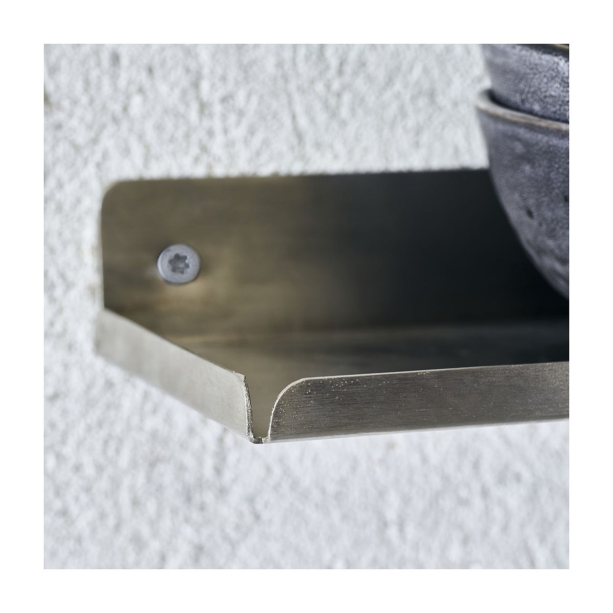 Etagère Ledge L 80 cm argent, HOUSE DOCTOR