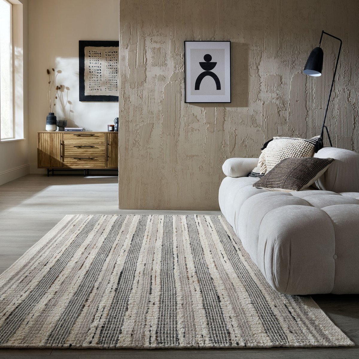 Tapis en laine VEYA beige, FLAIR RUGS