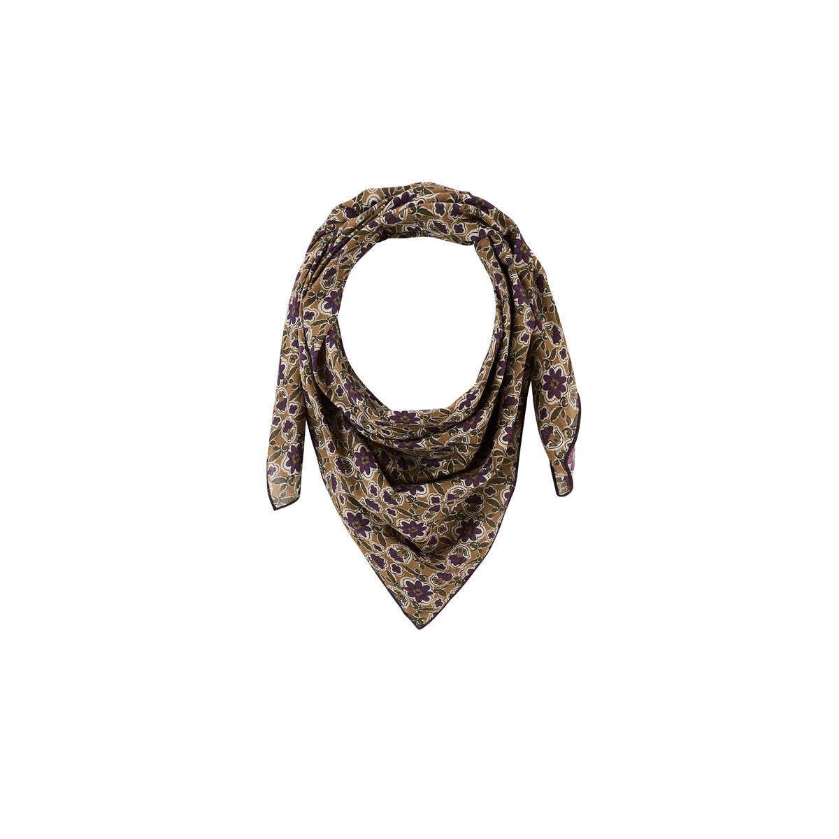 Foulard en voile de coton, BIJOU bijou topaze, GABRIELLE PARIS