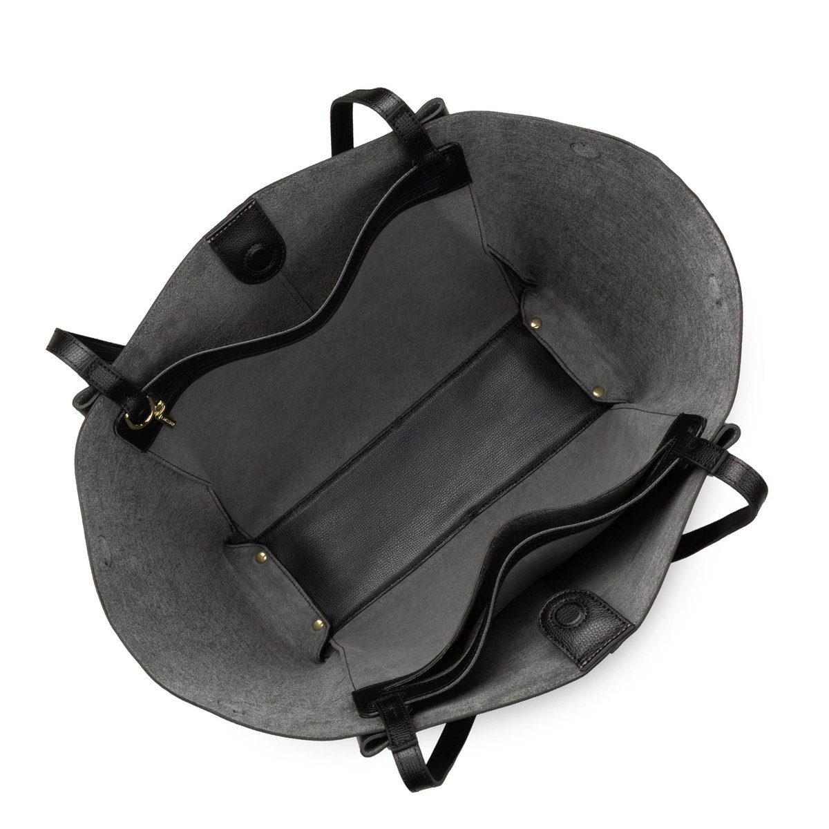 Très grand sac cabas épaule SIERRA HAUS noir, LANCASTER